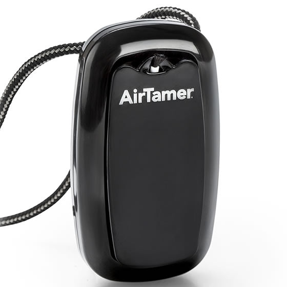 ATMR-7-B-PRE: AirTamer A315 Black | Personal Air Purifier Necklace