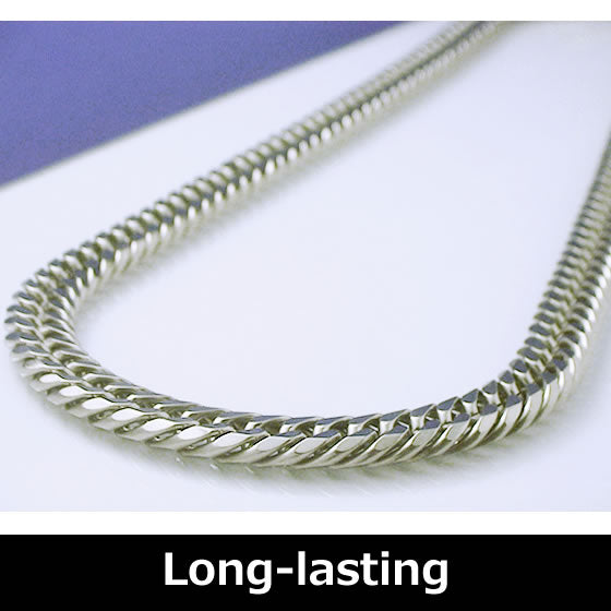 TIT-1-NW-L: Pure Titanium Curb Chain Necklace (12mm Super Wide Version) Long 65cm/70cm (25.5"/27.5")
