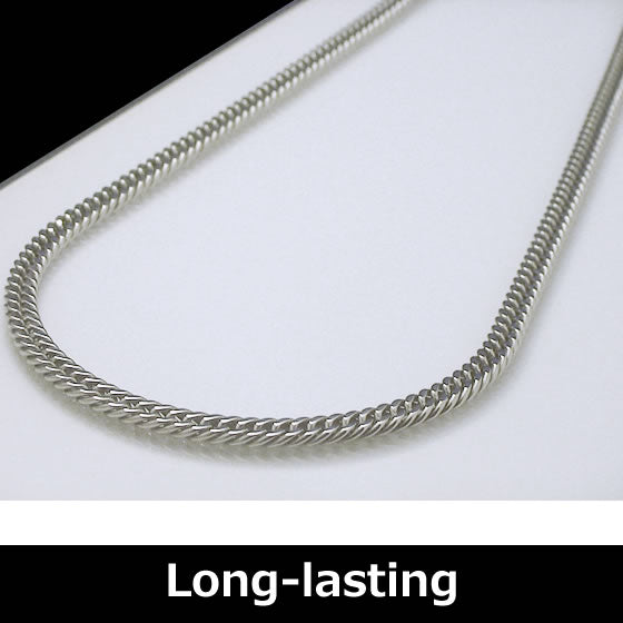 TIT-3-N: Pure Titanium Curb Chain Necklace (5mm wide) 50cm (19.6")